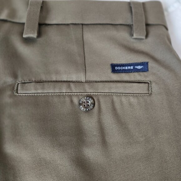 Dockers Mens Straight Cotton Khaki Pant size 33x34 NWOT - Picture 5 of 11